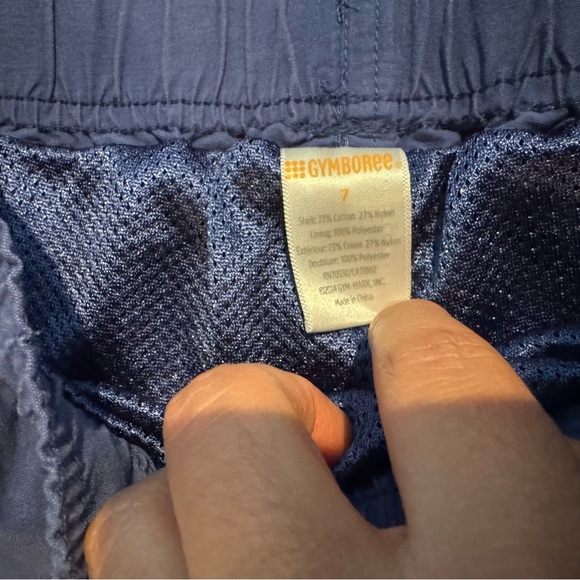 Gymboree Kids  Navy Blue Track Pants with White Stripes Size 7 - Picture 3 of 5